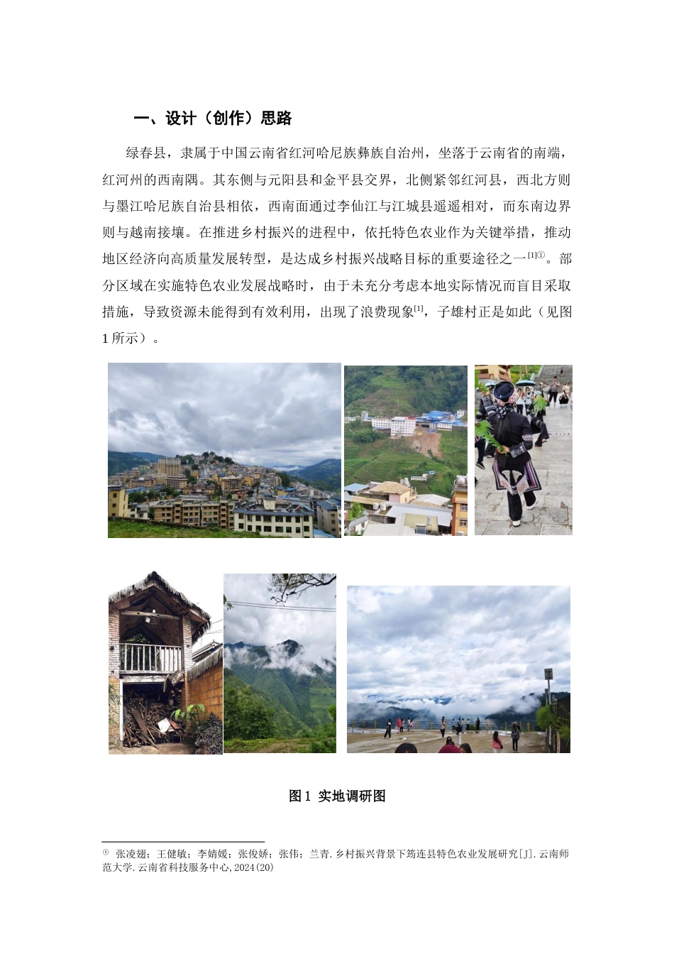 25年查重低 《绿春县农业产业示范园区》——子雄村示范片区整体方案设计.docx_第4页