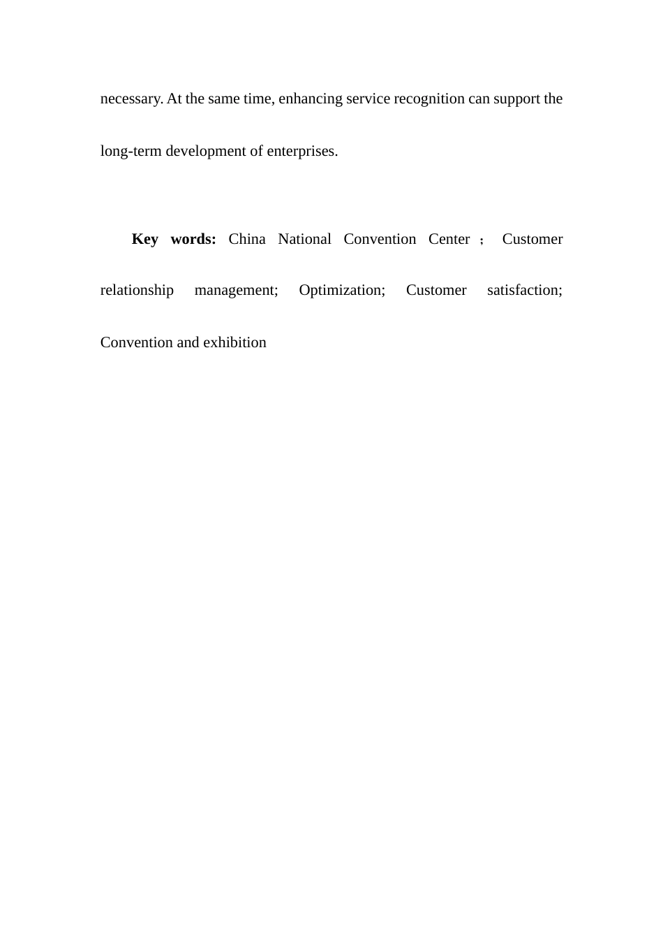 25年查重低 国家会议中心优化客户关系管理的对策研究-约14525字符.docx_第6页