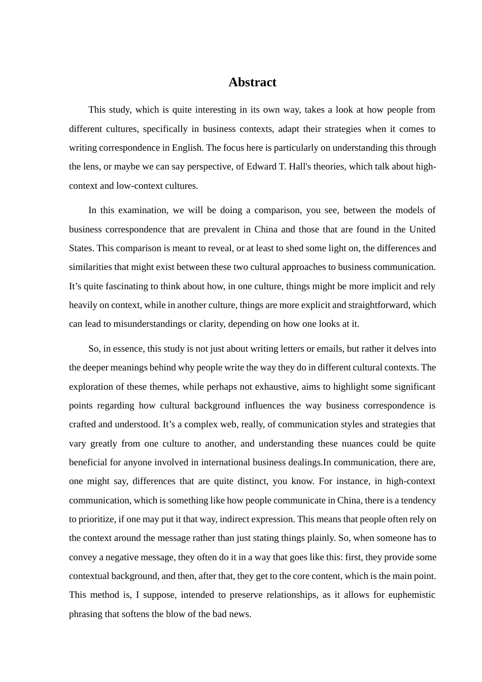 25年查重低 霍尔文化理论下商务英语信函的文化适应研究-约86813字符.docx_第3页