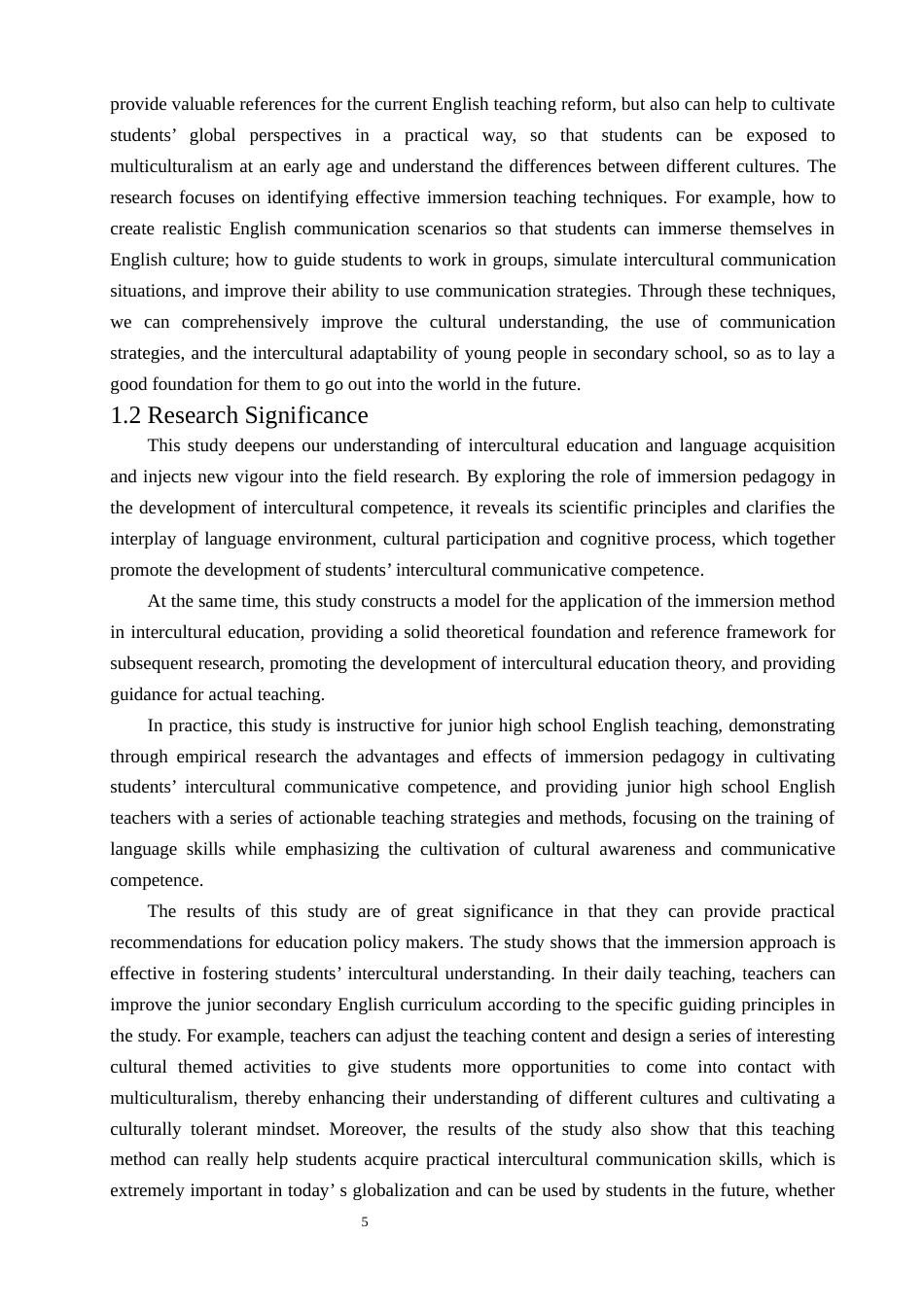 25年查重低 沉浸式教学法在初中生英语跨文化能力培养中的应用研究-约50826字符.docx_第7页