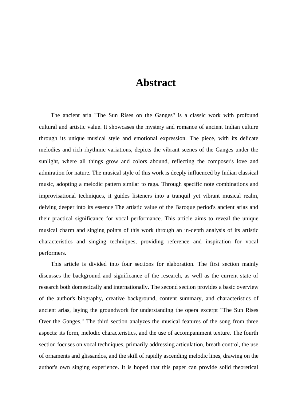25年查重低 古咏叹调《恒河上升起太阳》艺术特征及演唱分析-约12271字符.doc_第2页