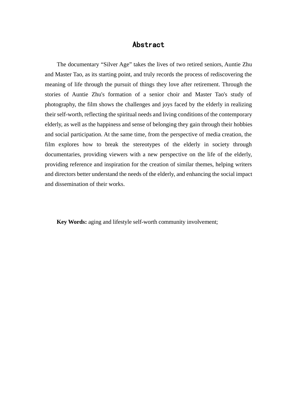 25年查重低 《银龄时光》纪录片作品编导阐述-约8935字符.docx_第3页