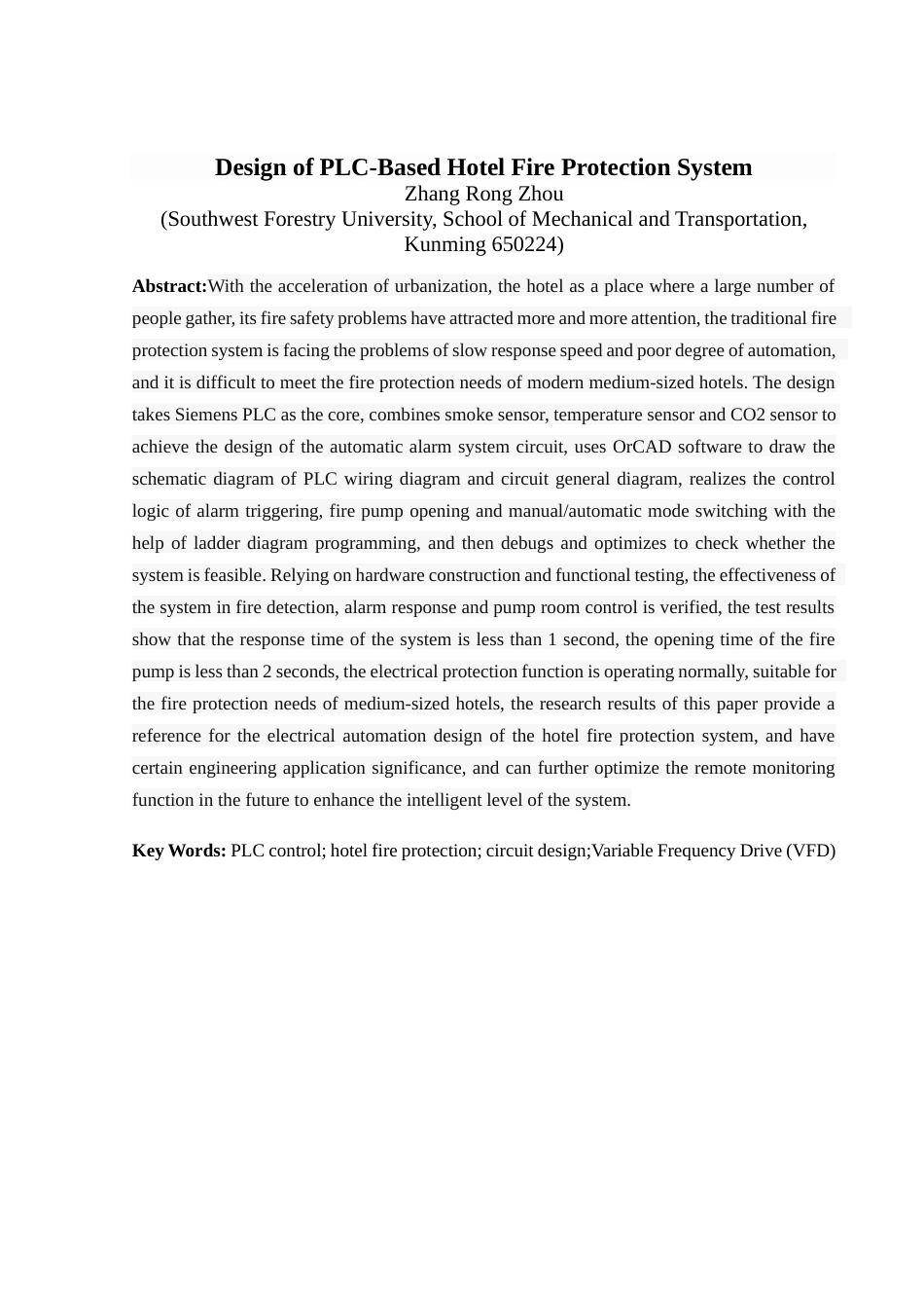 25年查重低 本科机械电子工程（中外合作） 基于plc的酒店消防系统设计      -约20708字符.docx_第3页