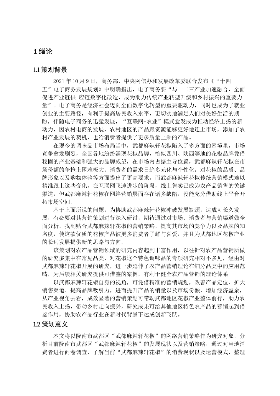 25年电子商务 武都麻辣轩花椒网络营销策划关键词 STP策略终.docx_第6页