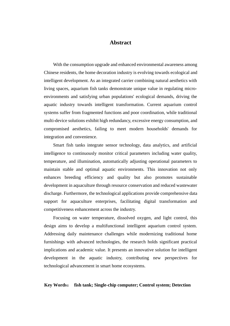 25年查重低 电气自动化电子信息 基于单片机的智能鱼缸控制系统设计.docx_第3页