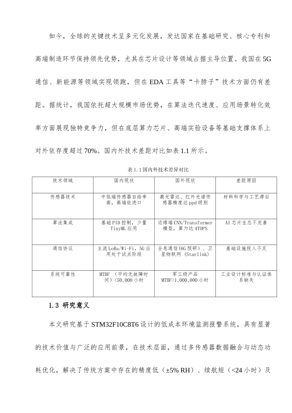 25年查重低 电气自动化电子信息 基于STM32单片机的环境实时检测报警系统设计与实现.docx_第9页