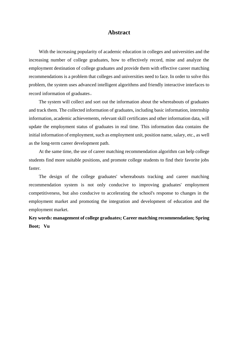 25年查重低 高校毕业生去向追踪与职业匹配推荐系统.docx_第6页