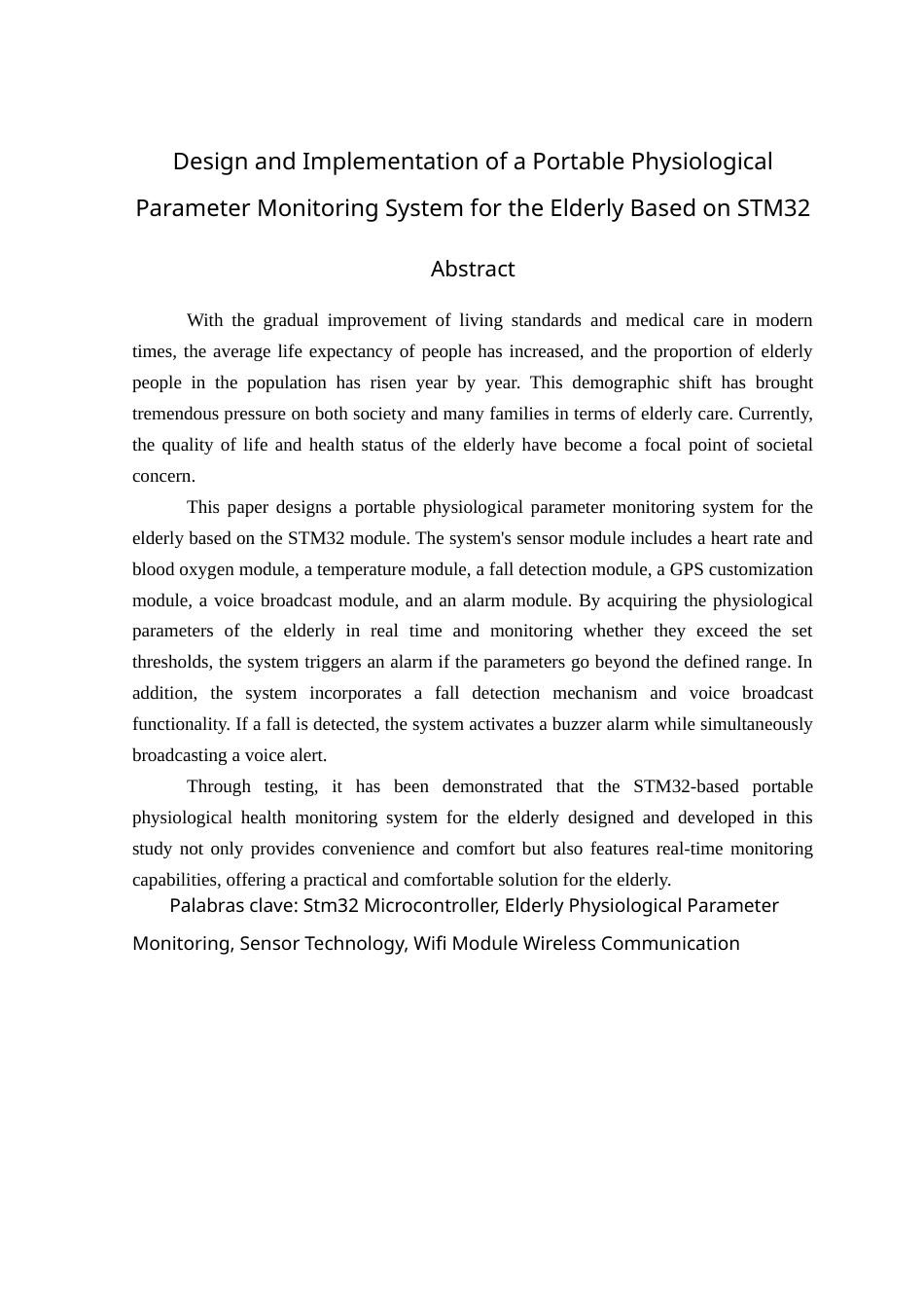 25年查重低 电气自动化电子信息 基于STM32便携式老年人生理参数监测系统的设计与实现.docx_第3页