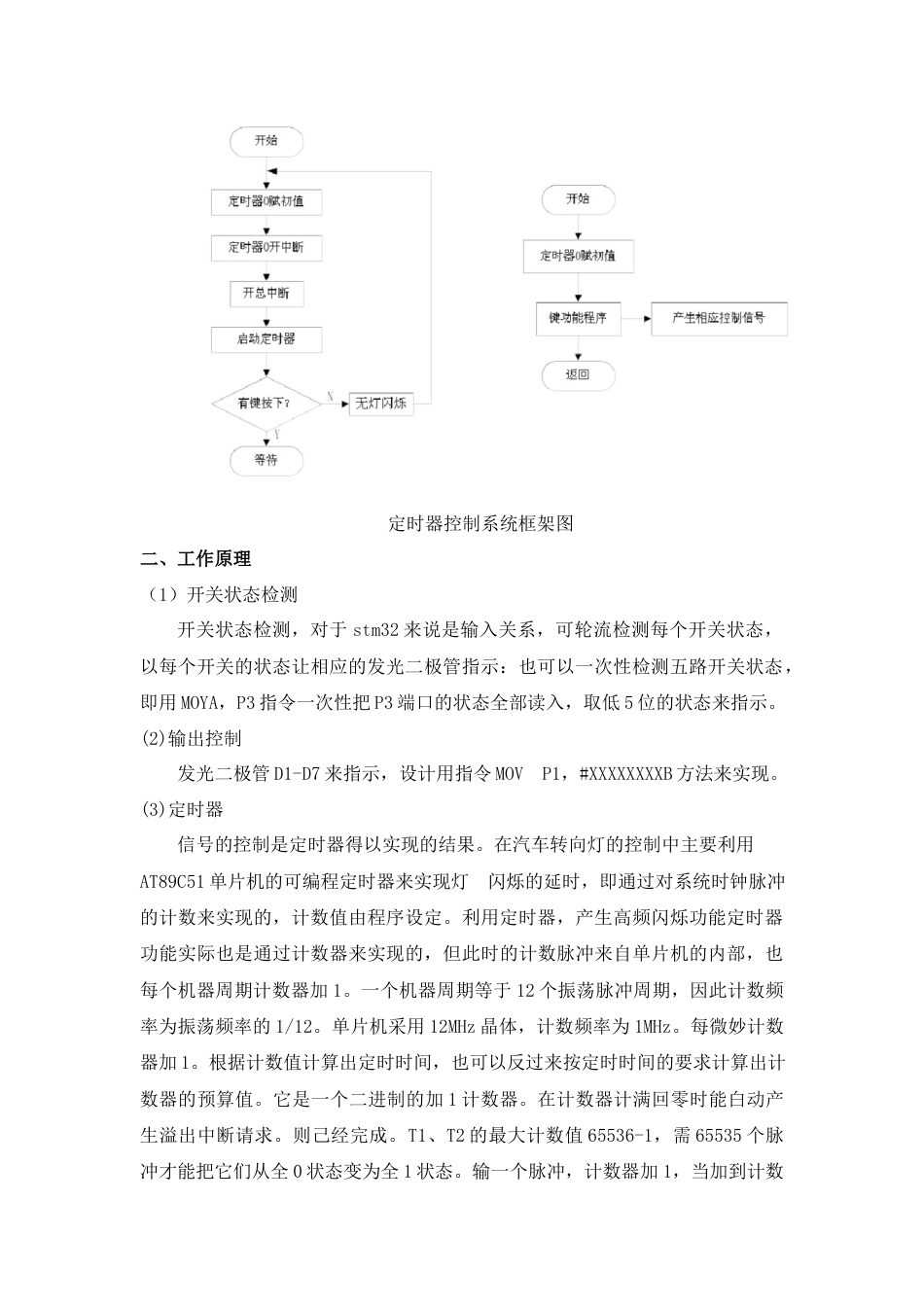 25年汽车工程底盘电控系统实习 汽车转向灯及灯光控制系统设计-约2769字符.docx_第4页