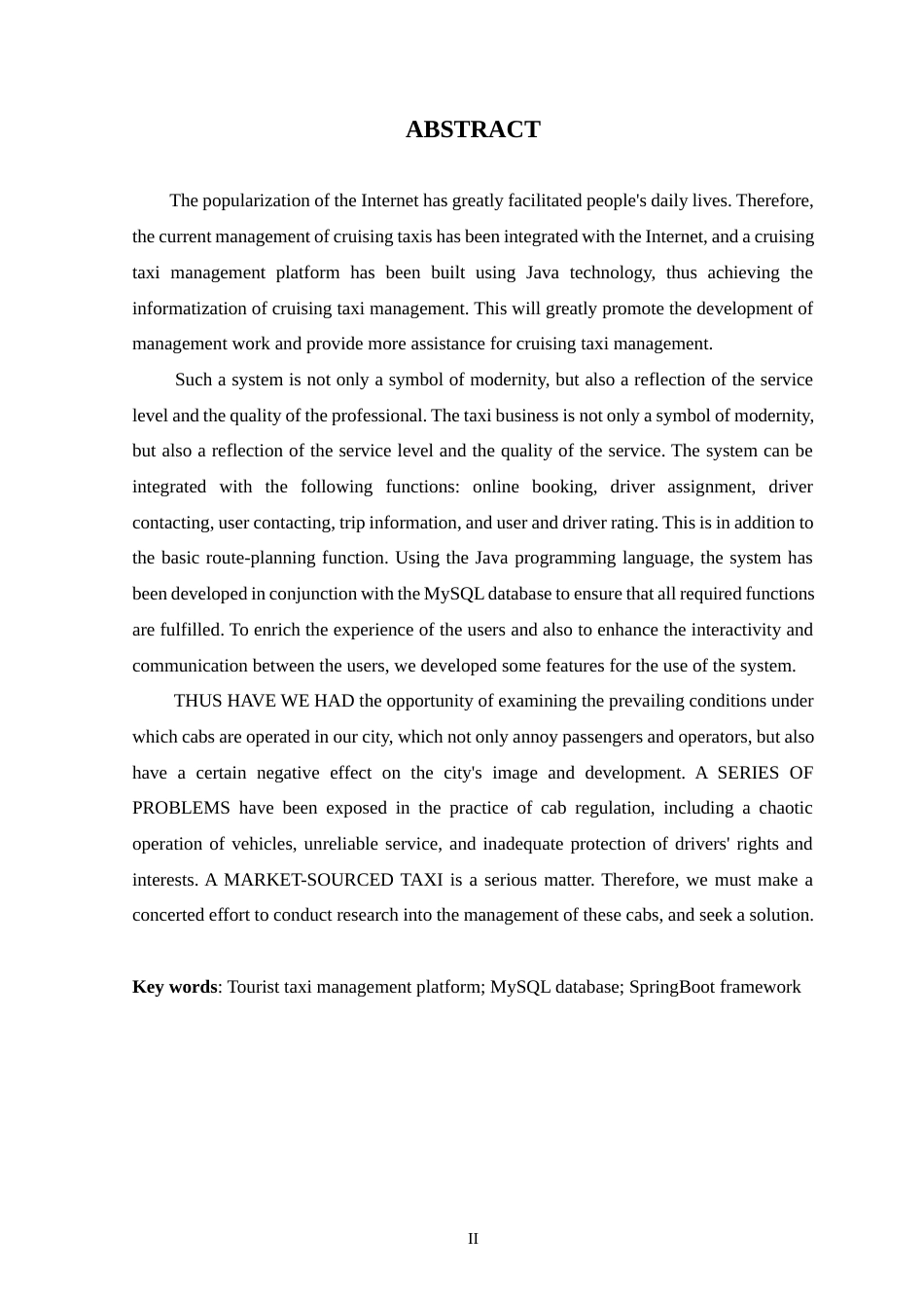 25年WP本科软件工程 基于SpringBoot的巡游出租管理平台的设计与实现-(1)定稿-约14914字符.docx_第3页