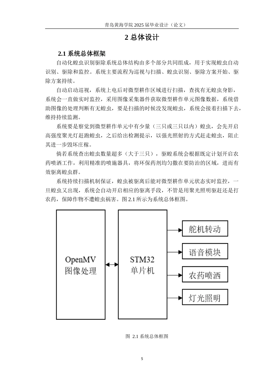 25年WP过AI电子信息工程-基于STM32和OpenMV的自动化蝗虫识别与驱除系统设计-查重率10.18AI15.520-约27357字符.docx_第9页