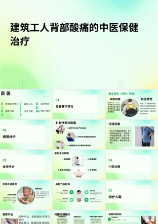 2026PPT 建筑工人背部酸痛的中医保健治疗.pptx