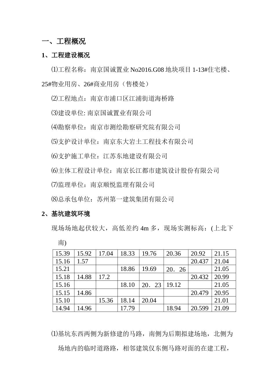 22年收住宅楼深基坑土方开挖专家论证方案.doc_第1页