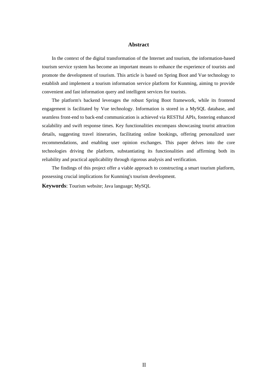 25年WP软件工程-基于SpringBoot+Vue的昆明旅游系统的设计与实现16.860定稿.doc_第5页