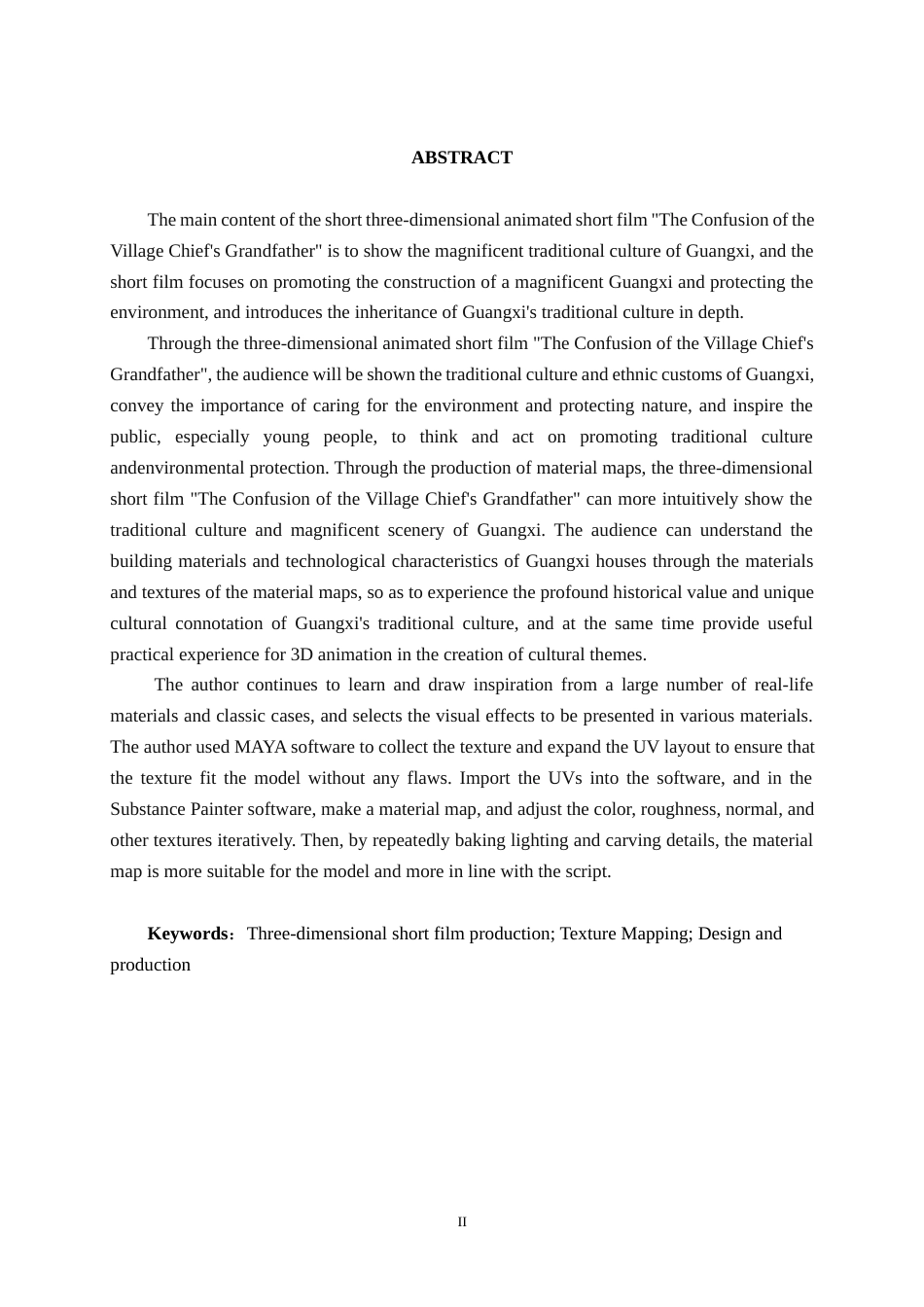 25年WP动画 三维动画短片《村长爷爷的困惑》材质贴图设计与制作动画2105班-AI9.25-约14909字符.docx_第2页