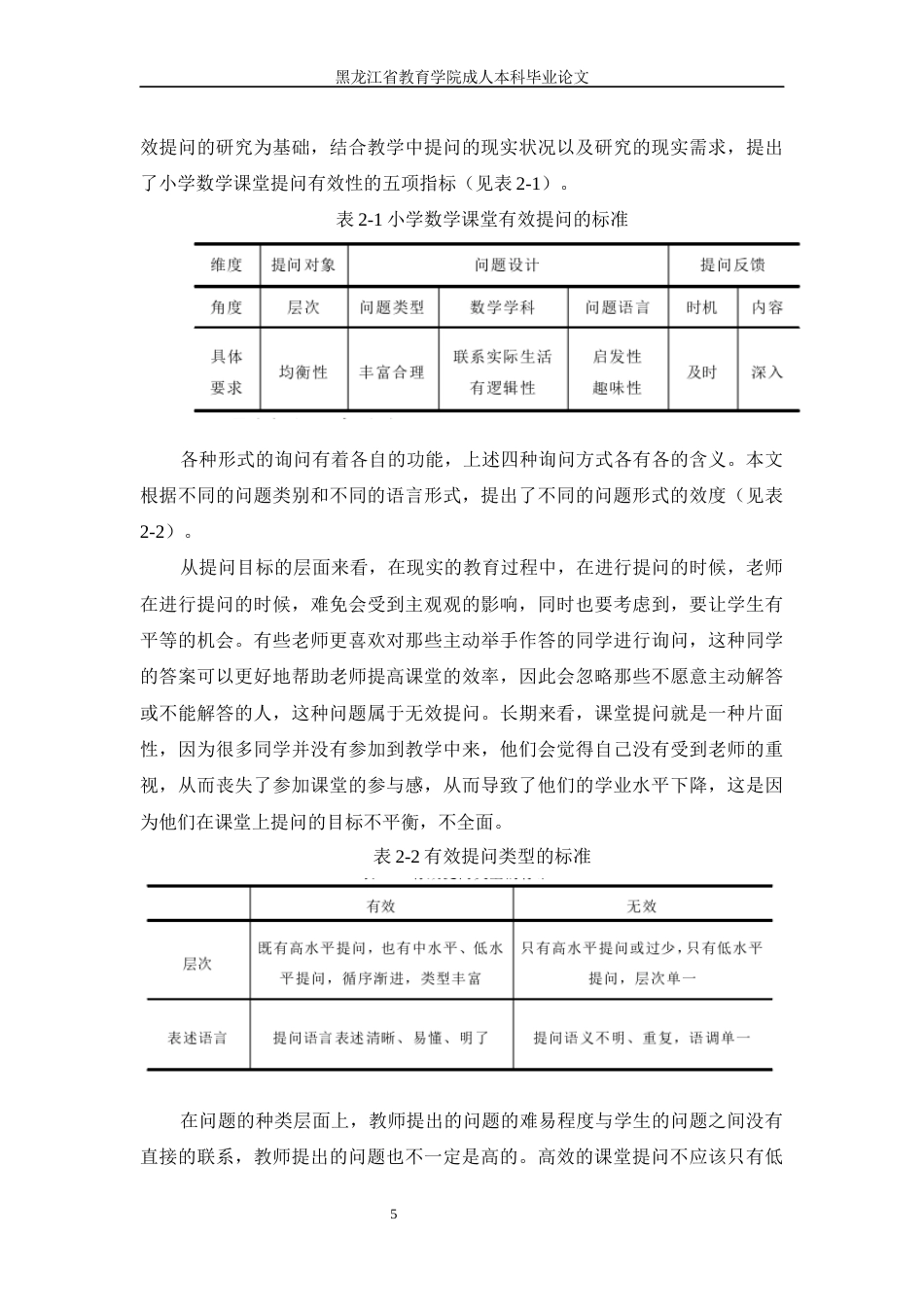 24年维普低 小学数学课堂有效提问的现状和策略研究-约12339字符.docx_第6页