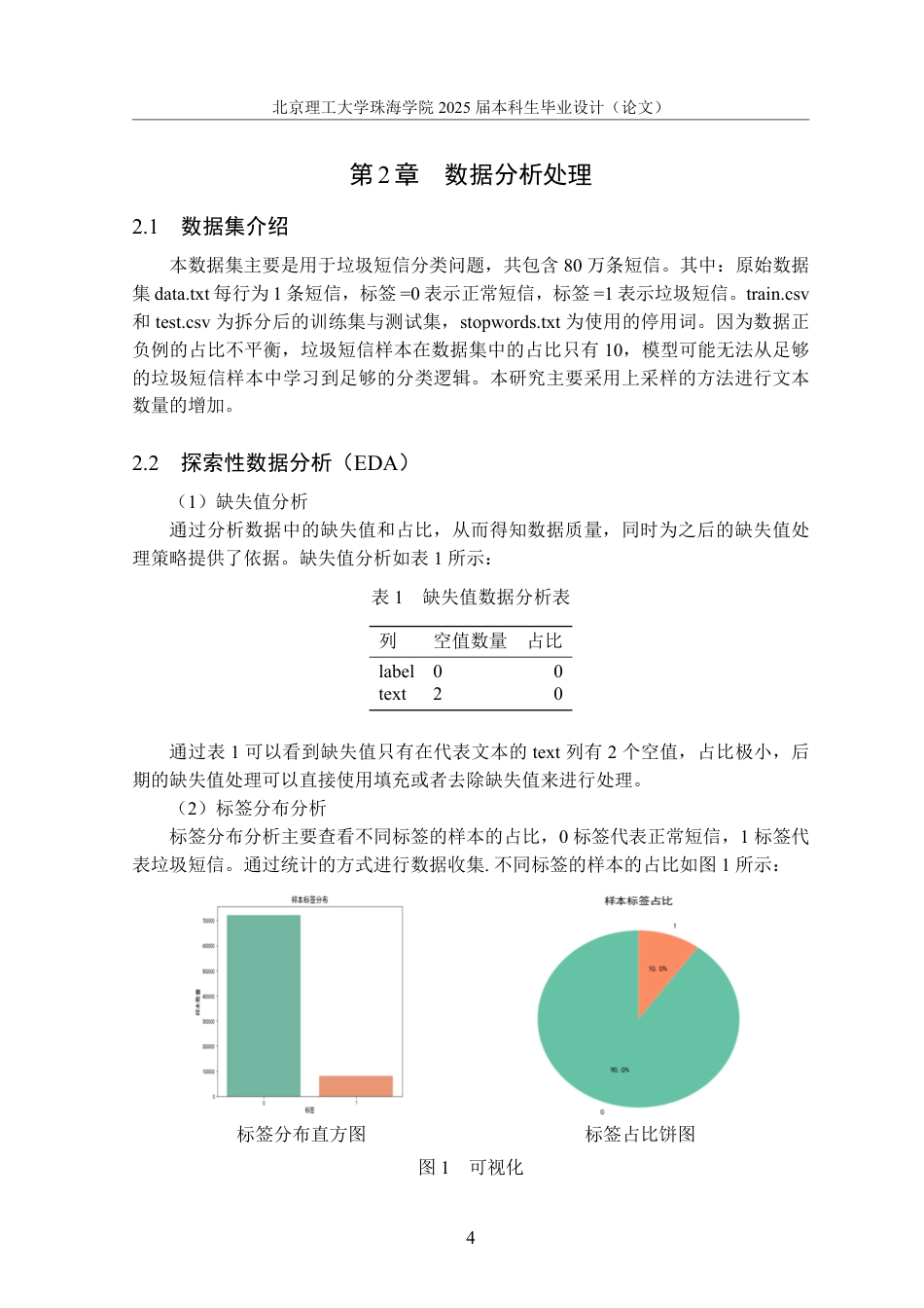 25年WP数据科学与大数据技术 基于梯度提升树的垃圾短信分类研究0.43-AI1.46-约33390字符.pdf_第8页