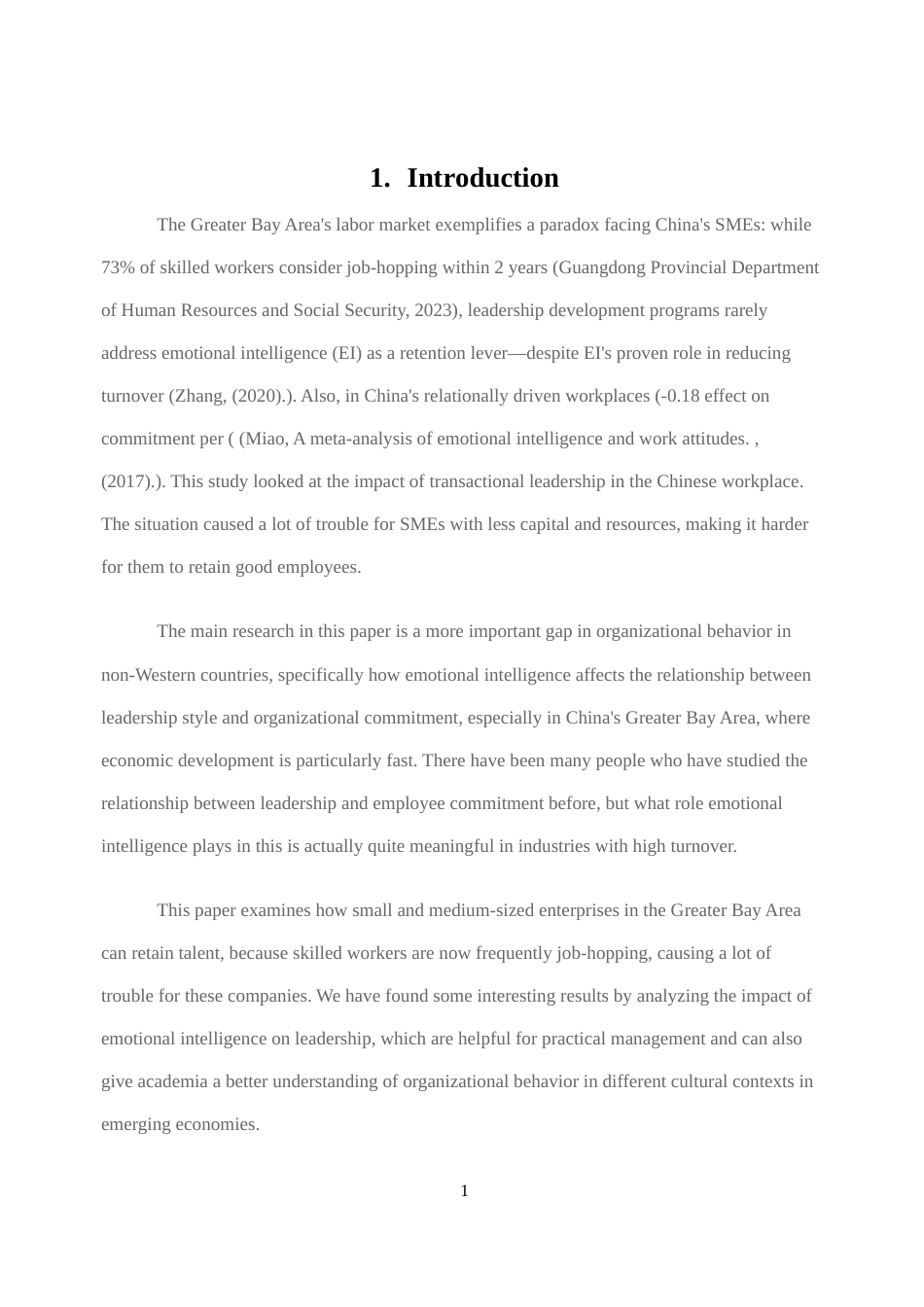 25年WP国际商务英文 领导风格对组织承诺的影响：情商的调节作用。1.61-AI19.87-约42142字符.docx_第5页