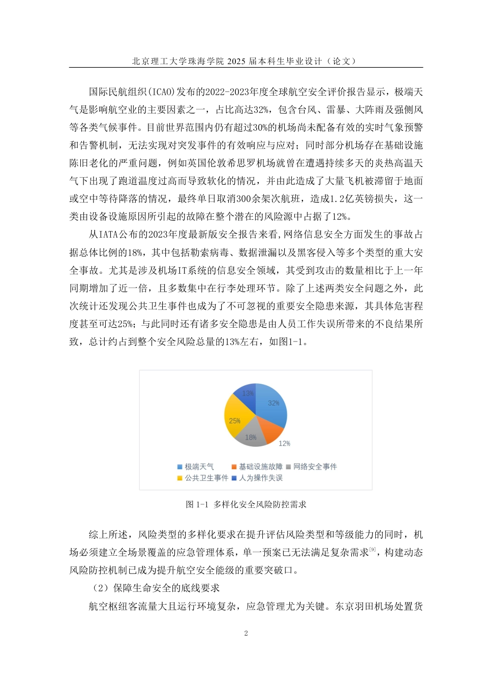 25年WP交通运输 基于风险评估的机场应急管理体系优化研究——以珠海金湾机场为例7.67-AI11.4-约20929字符.pdf_第7页