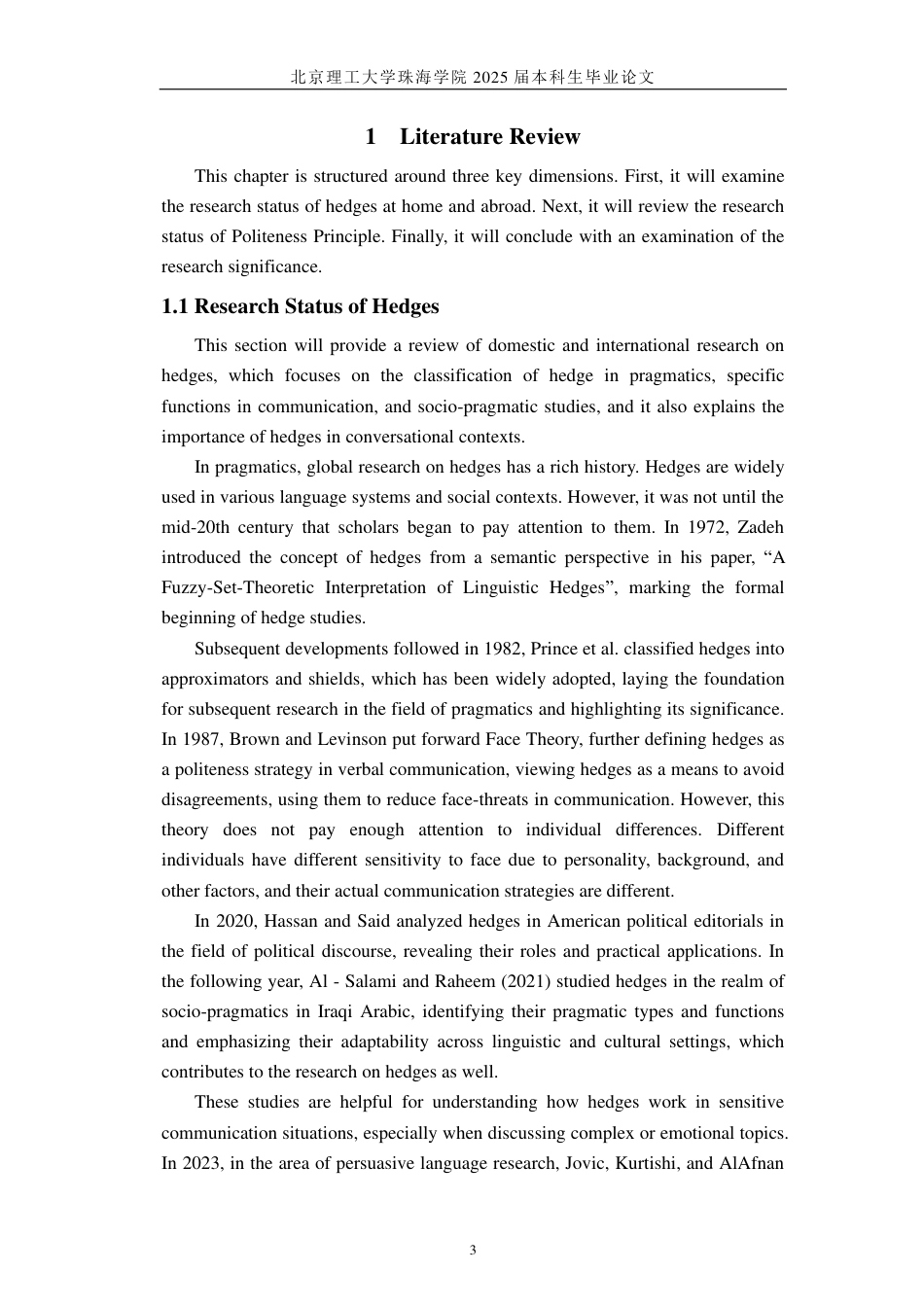 25年WP英语 礼貌原则视角下埃隆·马斯克TED 2022演讲中的模糊限制语研究9.62-AI-约46995字符.pdf_第6页