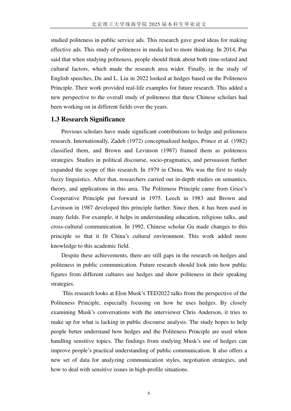 25年WP英语 礼貌原则视角下埃隆·马斯克TED 2022演讲中的模糊限制语研究9.62-AI-约46995字符.pdf_第9页