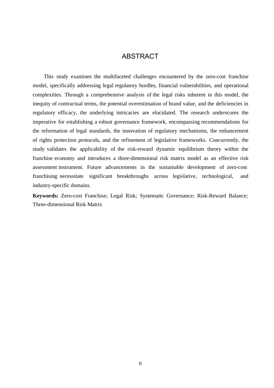 25年WP法学-论零元加盟的风险与法律完善-0.63AI0.980-16150.docx_第2页