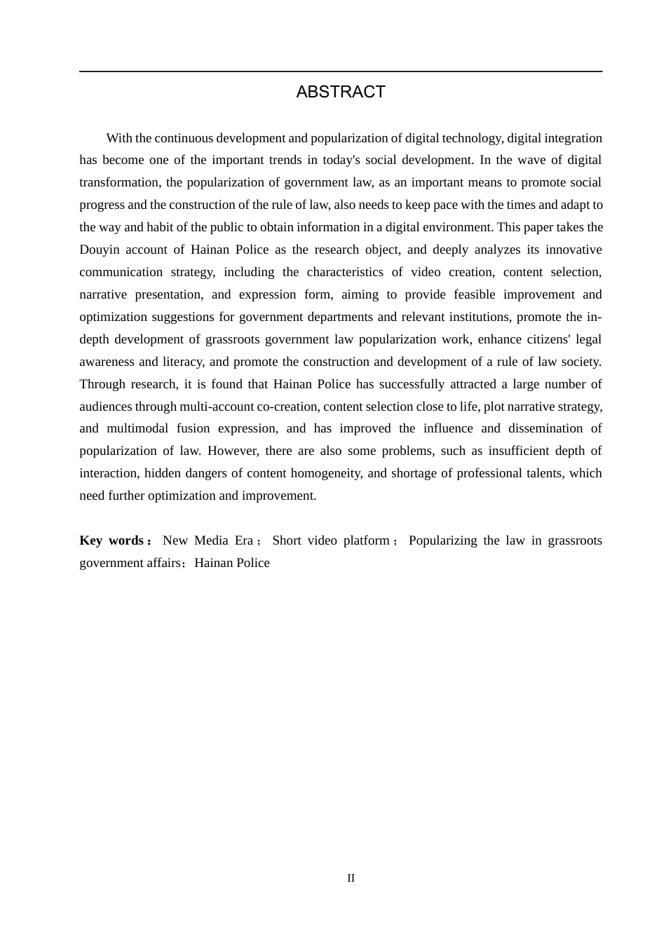25年WP网络与新媒体-基层政务普法类短视频的创传播策略研究——以海南警方为例-4.07AI15.410-11978.docx_第2页