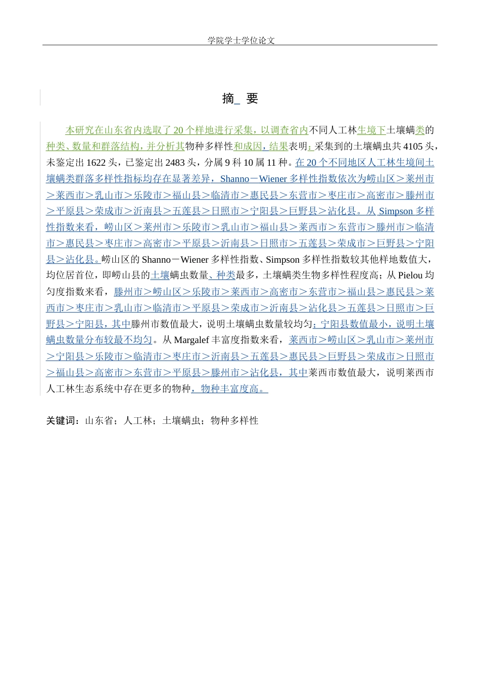 25年WP生物科学-山东省不同地区人工林土壤螨类生物多样性分析-17.84AI0.480-15735.doc_第1页