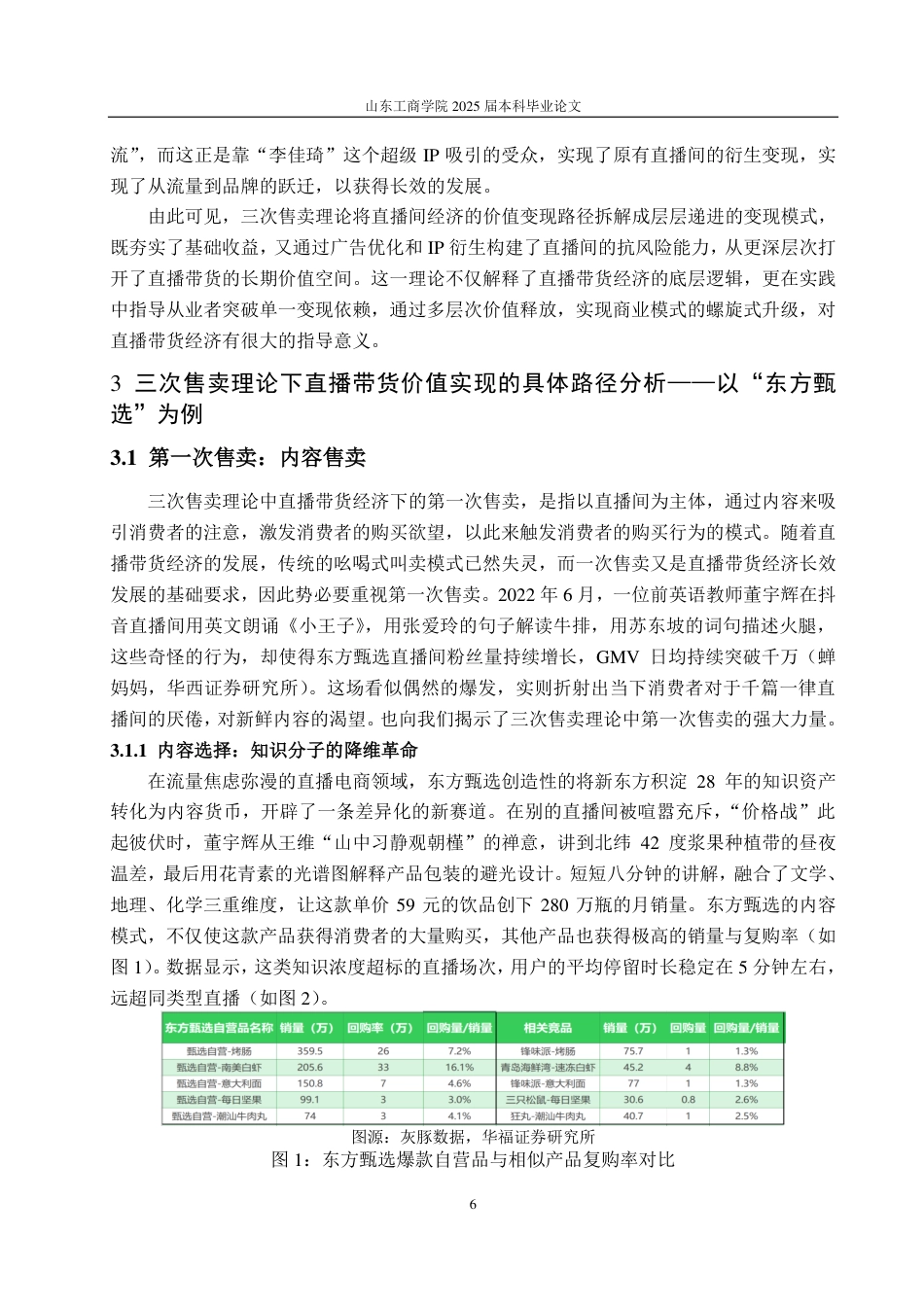 25年WP广告学 三次售卖理论下直播带货价值实现路径研究——以“东方甄选”为例13.99-AI8.26-约16937字符.pdf_第10页