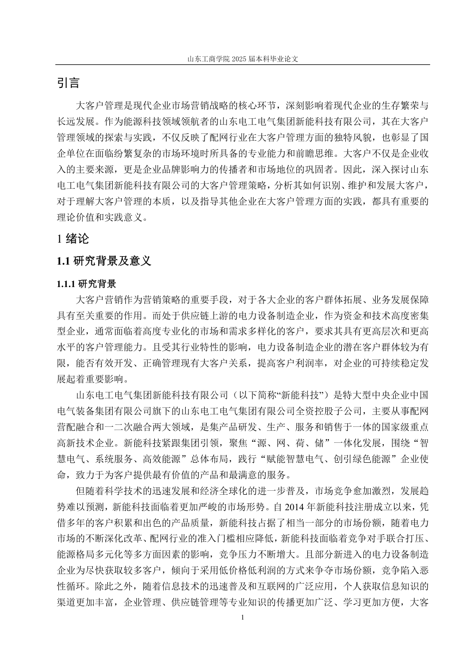25年WP市场营销 山东电工电气集团新能科技有限公司大客户管理策略研究-约19698字符.pdf_第5页
