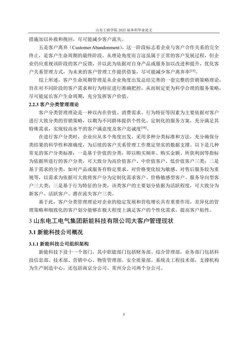 25年WP市场营销 山东电工电气集团新能科技有限公司大客户管理策略研究-约19698字符.pdf_第9页