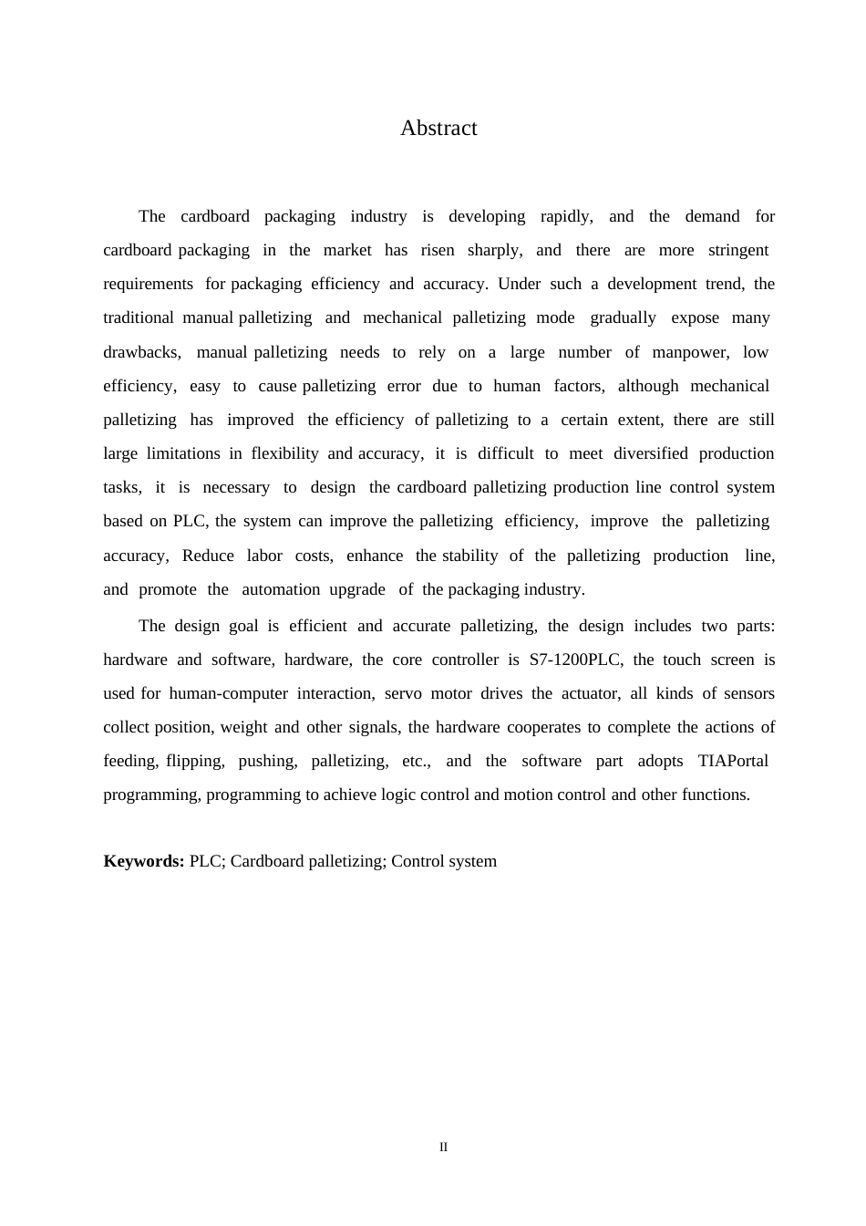 25年WP电气工程及其自动化-基于PLC的纸板码垛生产线的控制系统设计-9.170-15087.docx_第2页