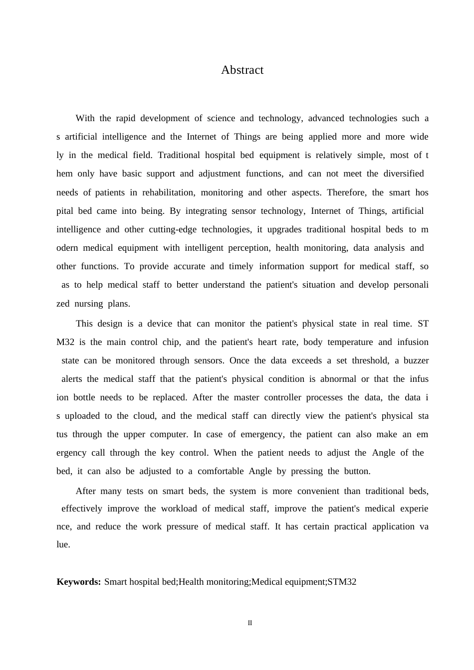 25年WP基于STM32的智能病床监护系统设计20250-约15905字符.docx_第2页