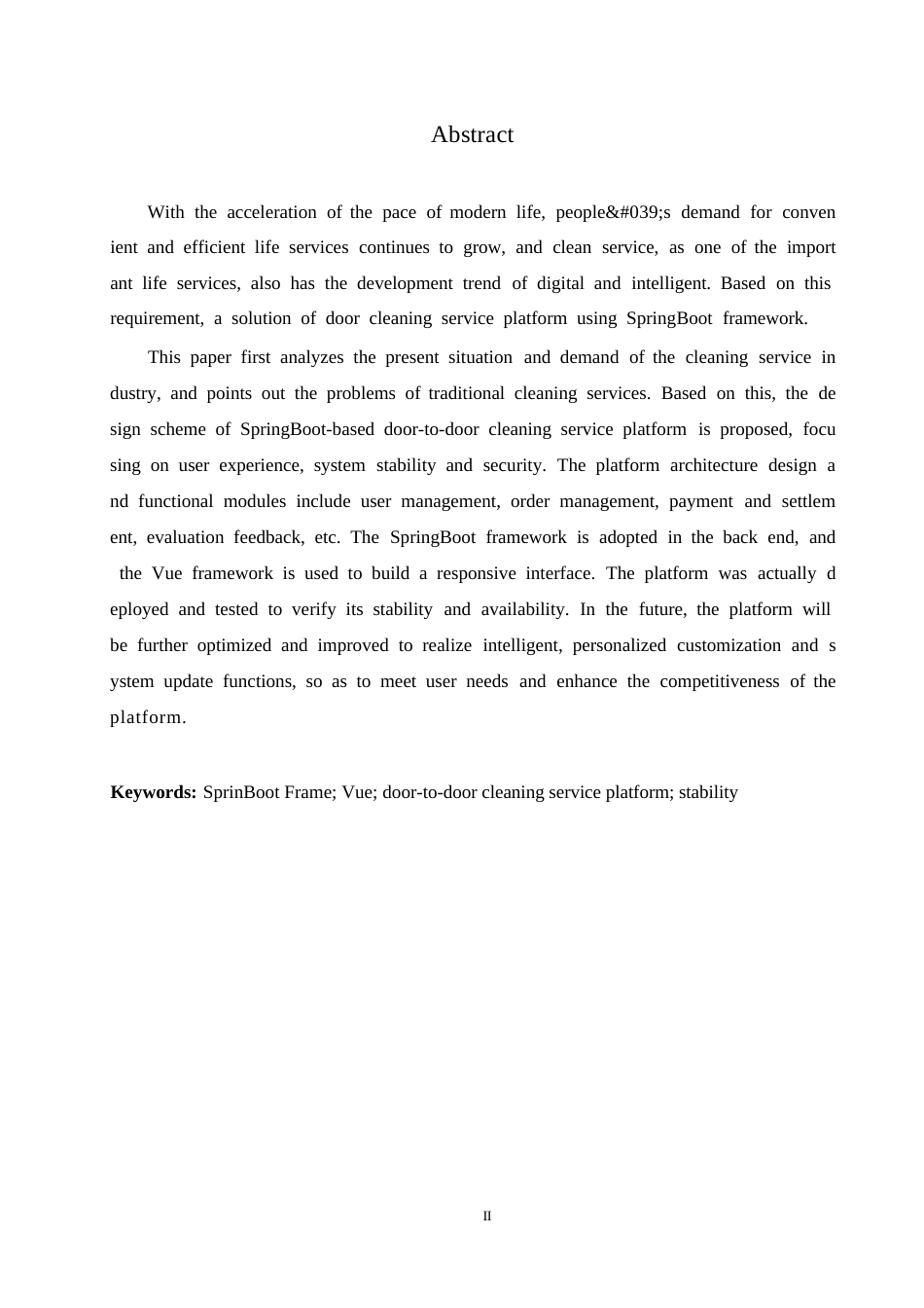 25年WP基于springboot的上门清洁服务平台设计与实现0-约10439字符.docx_第2页