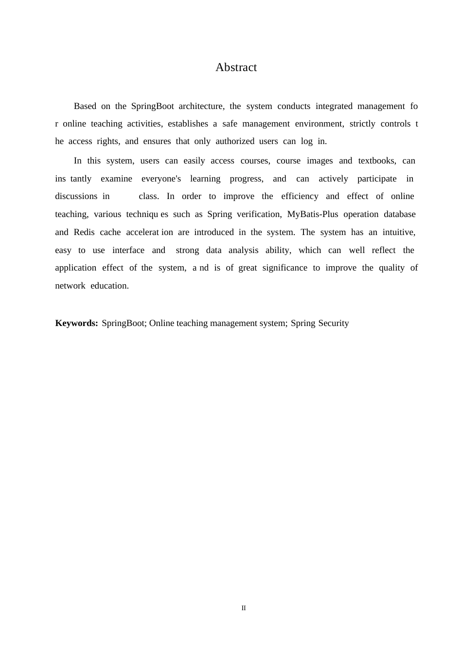 25年WP基于SpringBoot的在线教学管理系统的设计与实现0-约9295字符.docx_第2页