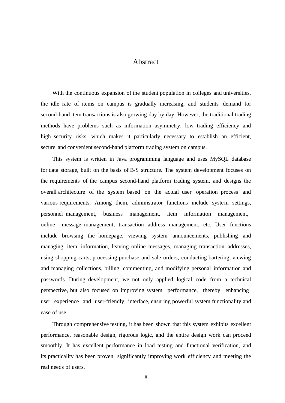 25年WP计算机科学与技术-基于SpringBoot的校园二手平台交易系统-4.370-16090.docx_第2页