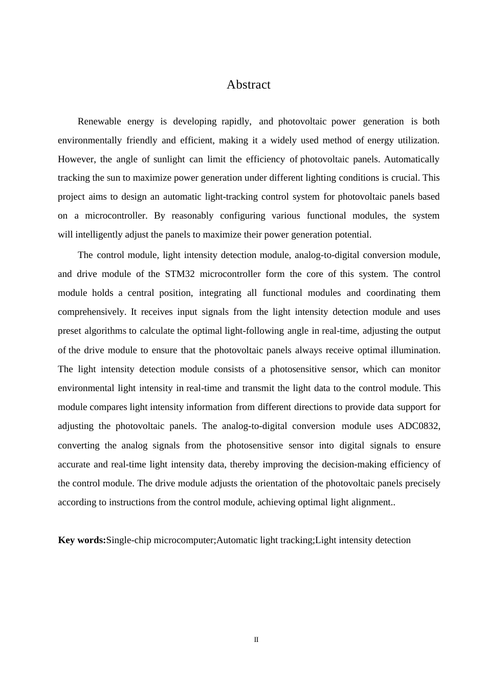 25年WP电气工程及其自动化-基于STM32的光伏板自动追光控制系统设计-17.10-17587.docx_第2页