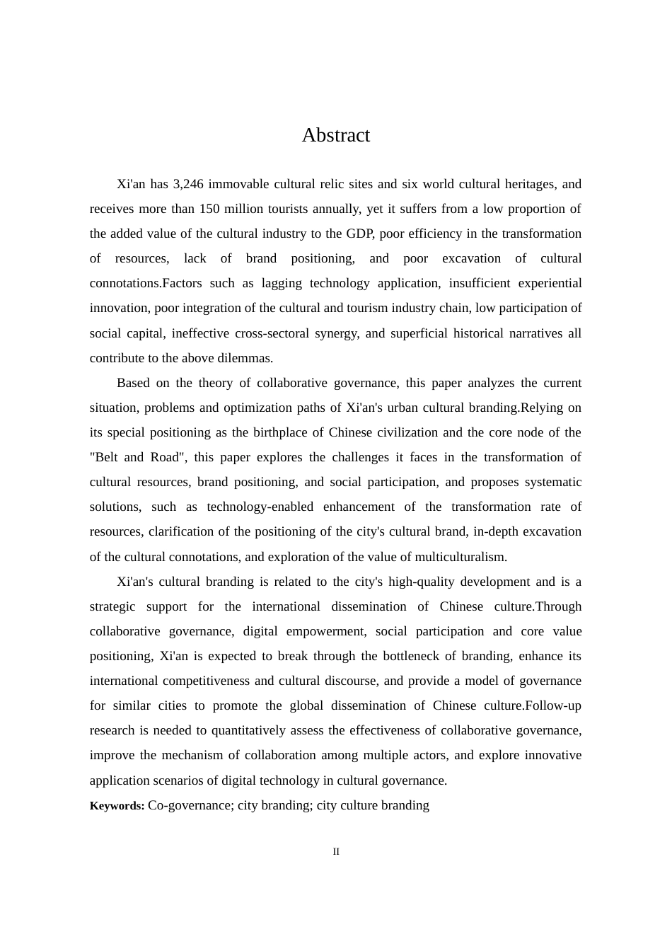 25年WP行政管理 协同治理视角下陕西省西安市城市文化品牌塑造研究10.79-AI26.22-约20247字符.docx_第3页