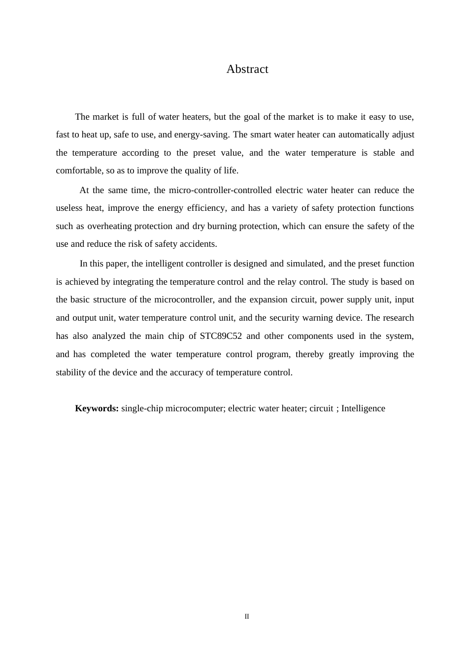 25年WP电子信息工程-单片机控制电热水器的设计与仿真-6.880-12146.docx_第2页