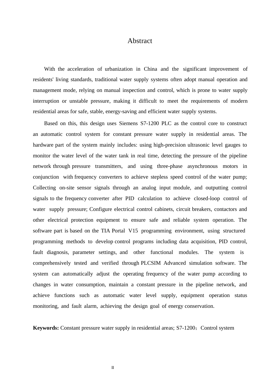 25年WP电气工程及其自动化-基于PLC的小区恒压供水的控制系统设计-2.840-21756.docx_第2页