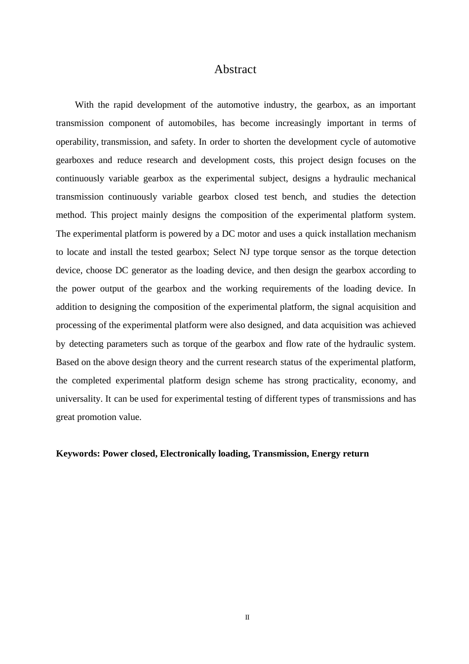 25年WP机械设计制造及其自动化-液压机械传动无级变速箱闭式实验台设计-16.690-11950.docx_第1页