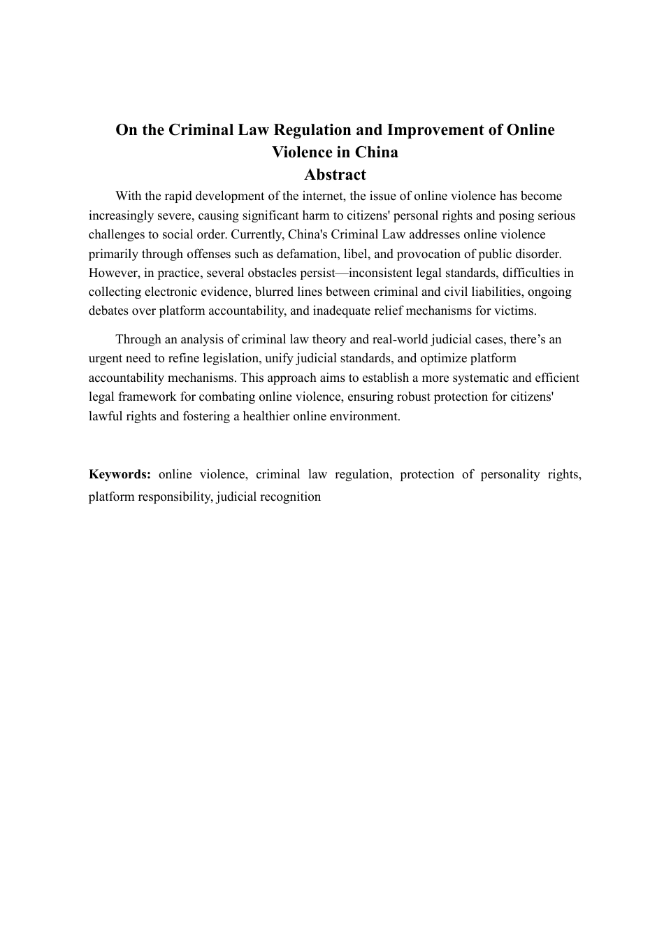 25年WP法学 论我国网络暴力行为的刑法规制与完善2.77-AI16.93-约16098字符.pdf_第7页
