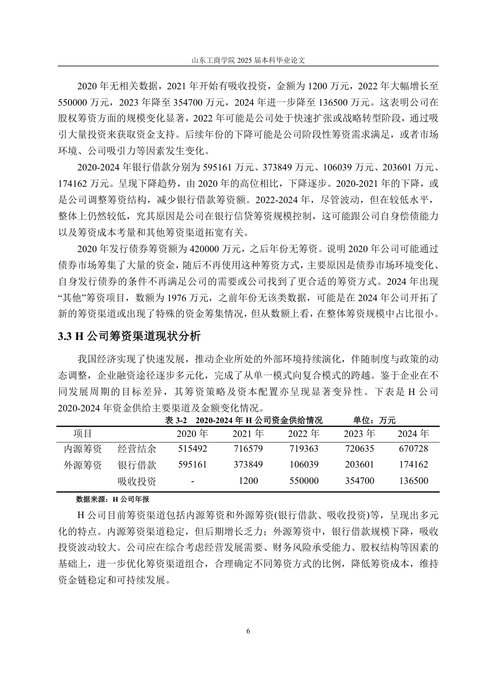 25年WP财务管理 H公司筹资问题及对策研究-AI-约20950字符.pdf_第10页