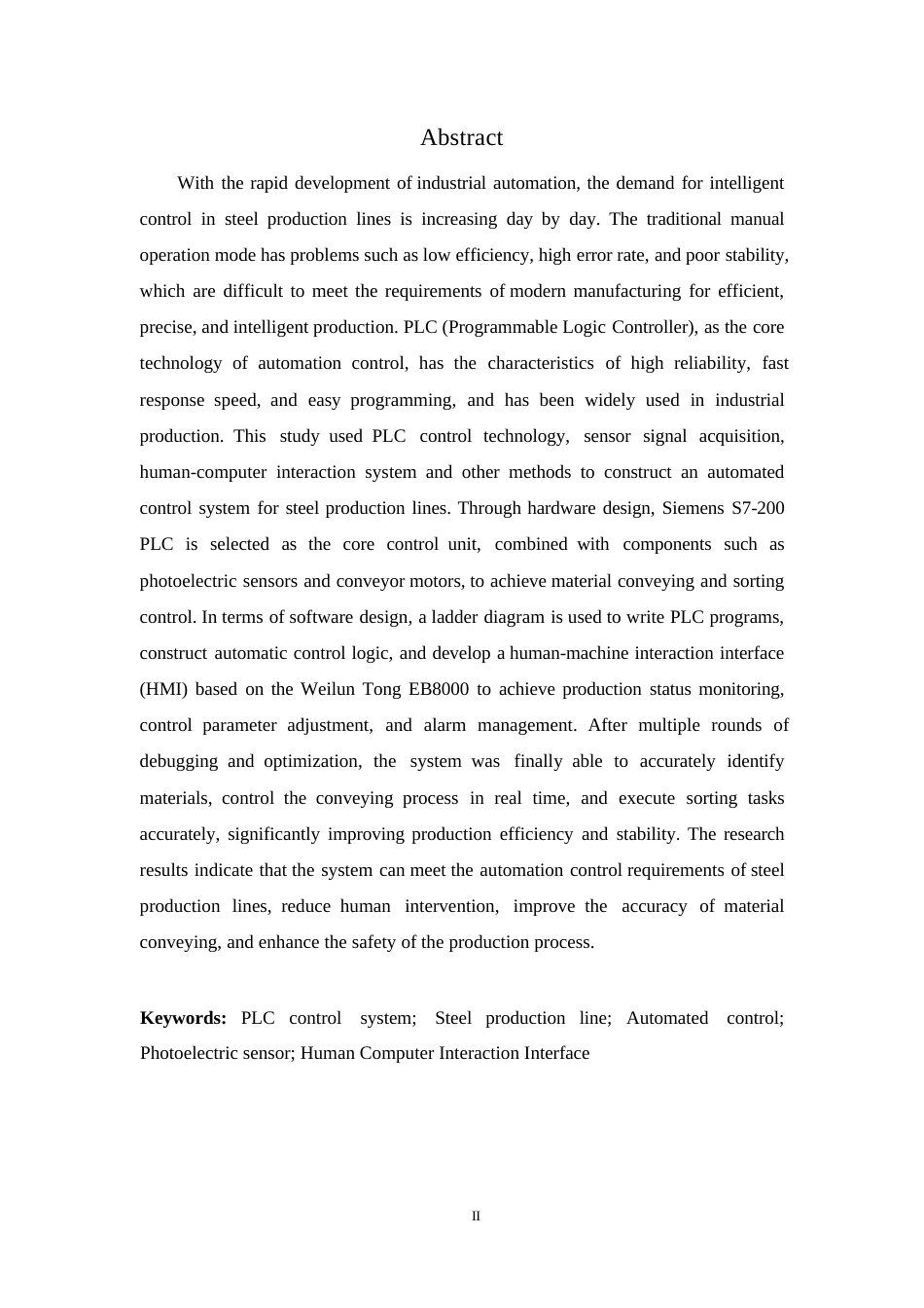 25年WP崔-基于plc钢铁生产线自动化控制系统设计0-约17055字符.docx_第2页