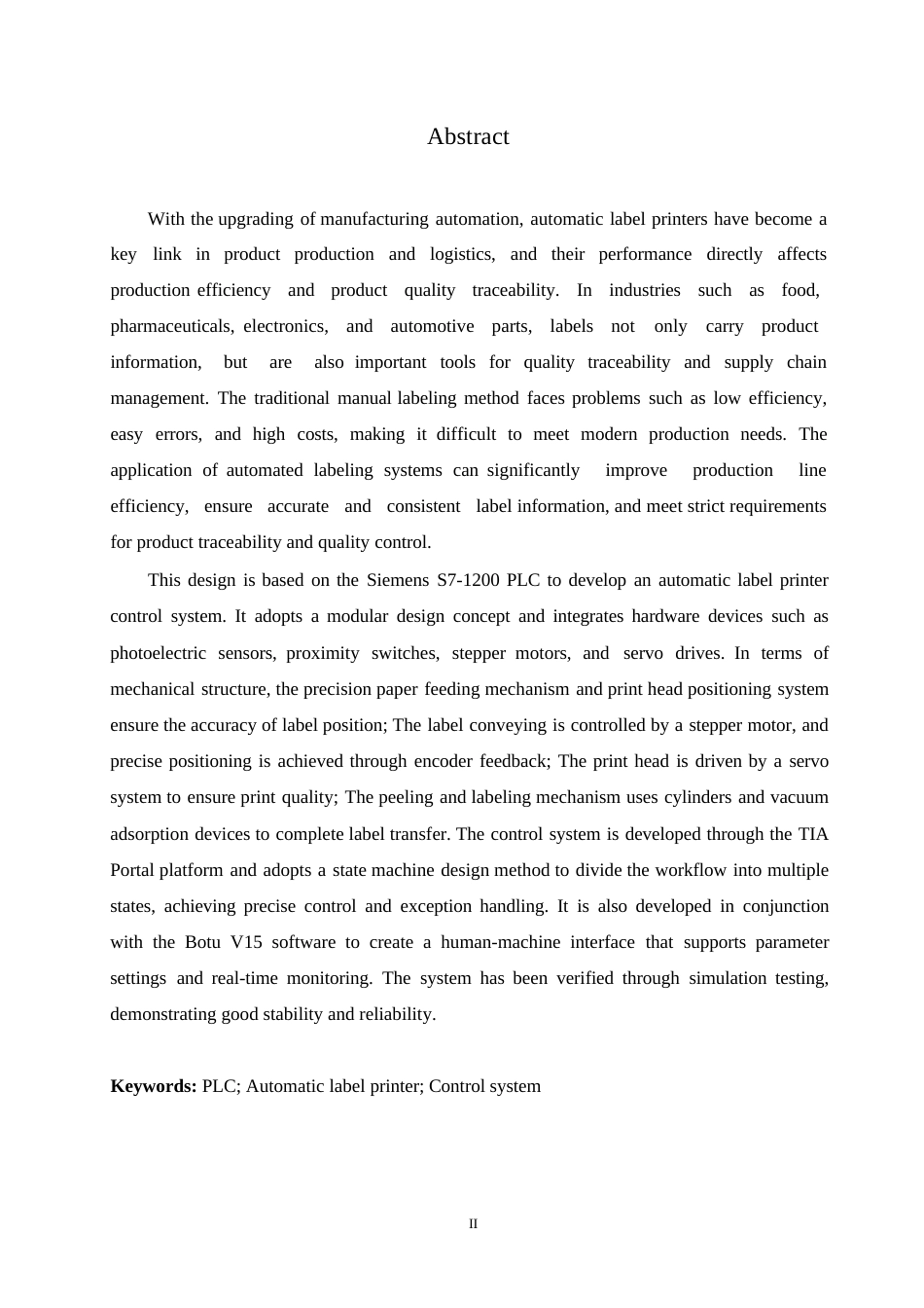 25年WP电气工程及其自动化-基于PLC的自动标签打印机的控制系统设计-5.390-15743.docx_第2页