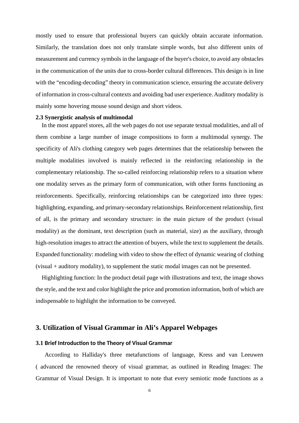 25年WP商务英语-阿里服装品类跨境电商平台英文网页研究：多模态话语分析理论视角0-5953.docx_第10页