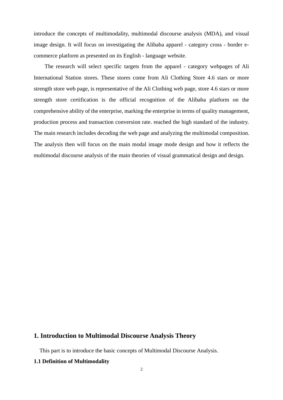 25年WP商务英语-阿里服装品类跨境电商平台英文网页研究：多模态话语分析理论视角0-5953.docx_第6页