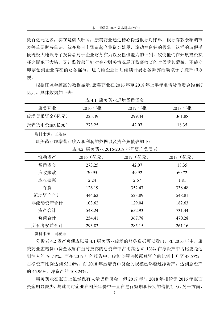 25年WP会计学 医疗企业财务舞弊的成因及对策研究——以康美药业为例9.76-AI15.79-约13487字符.pdf_第10页