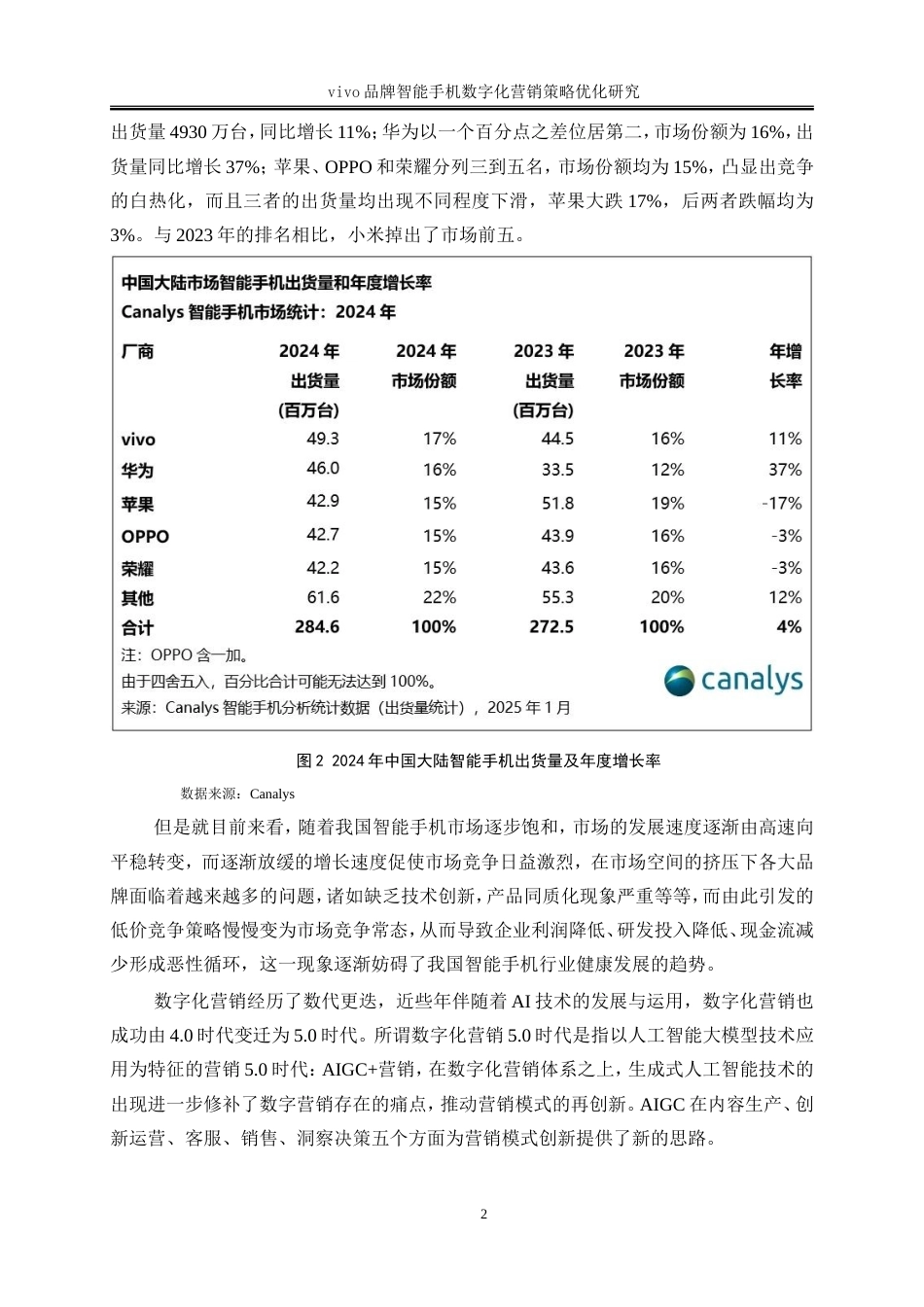 25年WP工商管理-vivo品牌智能手机数字化营销策略优化研究24.850-22662.doc_第7页