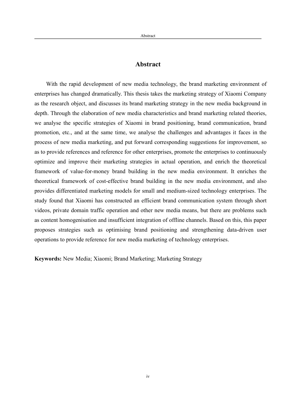 25年WP商务英语 标题：本科毕业论文(设计)题目：新媒体背景下小米公司品牌营销策略研究BrandMarketingStrategiesofXiaomiintheAgeofSocial-约71043字符.pdf_第3页
